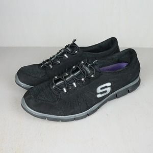 Skechers Gratis In Motion Athletic Running Sneakers Womens Size 9 22169 Black